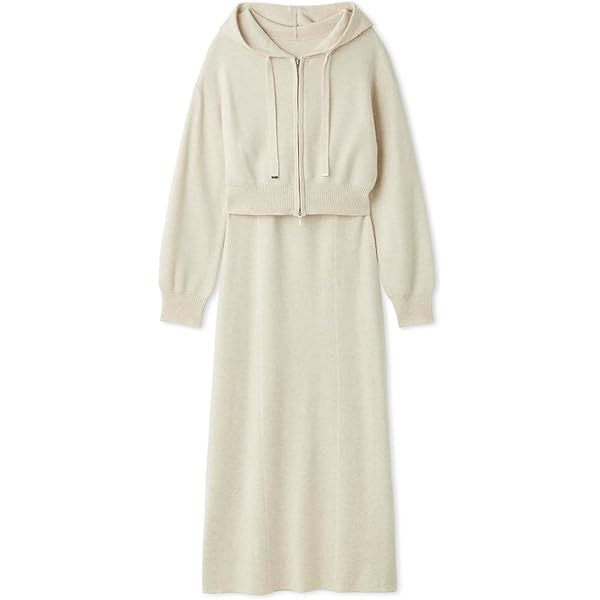 Amazon | [フレイ アイディー] フリルレースコンビニットカーデ