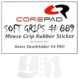 Corepad Soft Grips Razer DeathAdder V4 PRO用グリップテープ 1set ソフトポリマーゴム【国内正規品】 (White)