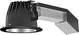 RAB Lighting RDLED4R12-50Y-M-B Remod 4 Round 12W 3K Dim Triac 50-Degree Matte Cone Black Ring [並行輸入品