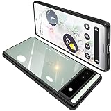 ONETIAOLONG に適合するGoogle Pixel7A 用のケース クリア グーグル ピクセル 7A 用のスマホケース TPU素材 薄型 耐衝撃 カバー ストラップホール付き 落下防止 滑り止め (ブラック)