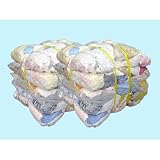 淡色メリヤスウエス ( リサイクル生地 ) 40kg 梱包 ( 4kg × 5袋 × 2梱包 ) [ 色メリヤスウエス ]