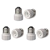 Onite 6-Pack of E26 E27 Edison Screw to GU10 Bayonet Base Adapter Lamp Socket [並行輸入品]