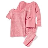 オールドネイビー OLD NAVY/ 3ピースグラフィックスリープセット ピンクタフィー スリープウェア 2歳【並行輸入】