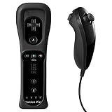 Kycola SL10 2in1 Built in Motion Plus Remote and Nunchuck Controller for Wii + Protective Silicone C
