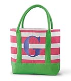 Mud Pie Juco Initial Tote, G by Mud Pie