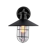 YJH+ レトロウォールランプ、ロフトウォールランプクリエイティブ屋外通路レストラン衣料品店シングルヘッドE27ランプとランタン27 * 25CM 美しく、寛大な ( サイズ さいず : 27*25c