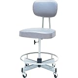 ノーリツ 製図用チェア ビニールレザー グレー T17