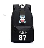 韓流グッズ ファッション バッグ 可愛 BIGBANG MADE VIP ビッグバン GD TOP SOL VI D-LITE リュックサック (ブラック(TOP))