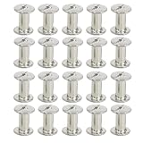 MaT store シカゴスクリュー ネジ 組ねじ レザークラフト DIY 20個入り 5×8mm