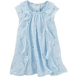 OSHKOSH(オシュコシュ) 2ピースシフォンホイルプリントドレス ブルー ワンピース 12ヶ月【並行輸入】