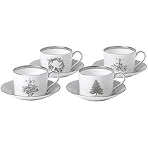 Amazon | Wedgwood ティーカップとソーサー 4個セット ホワイト 