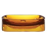 Decolav 2802-HNC Incandescence Rounded Rectangular Vessel Sink, Honeycomb by Decolav