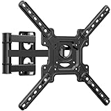 TETVIK テレビ壁掛け金具 26-55インチ 対応 アーム式 中型 壁掛け金具 耐荷重25kg VESA400×400mm フルモーション式 tv壁掛け金具