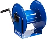 Coxreels 112WL-1-100 Welding Hand Crank Hose Reel: 1/4 I.D., 100' twin oxy-acetylene welding hose ca
