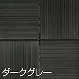 エスウッドパネル エス・ウッド デッキ材 パネル Eタイプ （市松） ダークグレー （11枚/箱） 665-332