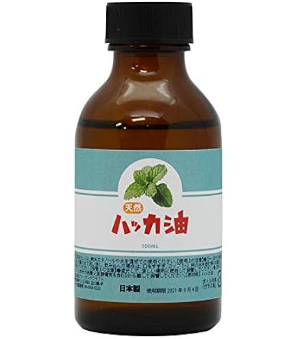 Amazon.co.jp: ハッカ油 天然 100% 日本製 100mL ハッカオイル はっか