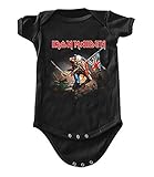 アイアンメイデン Iron Maiden The Trooper 赤ちゃん Baby Romper Tシャツ T-Shirt