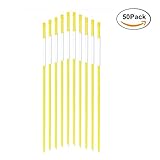 fibermarker舗装マーカー反射48インチTall、50パック