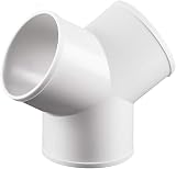 Okryain Y型ホース継手 分岐Y継手 換気配管部品 ホース用配管部品 (100mm)