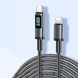 USB Type C ケーブル 100W/5A PD対応 Type-C to Type-C 急速充電 出力スクリーン表示 ナイロン編み タイプc 充電ケーブル iPhone 15/15 Pro/15 Plus/15 Pro Max, MacBook Air/Pro 13'', iPad Mini 6/Pro/Air, Switch等USB-C機種対応 (2m)