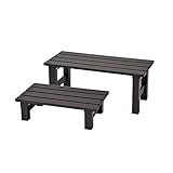 縁台 アルミ ２点セット（60cm+78cm） アルミ縁台 アルミ製 ステップ台 縁台 ステップ 軽量 花台