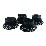YJB PARTS トップハットノブ(Vintage Tint) 4個セット 【国内生産品】 (ミリ, ビンテージブラック)