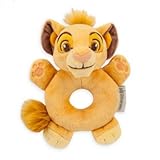 ディズニー(Disney)US公式商品 シンバ ライオンキング がらがら鳴るおもちゃ 玩具 トイ プラッシュ ぬいぐるみ 人形 赤ちゃん ベビー 幼児用 男の子 女の子 17cm(高さ) x 14cm