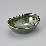 山下工芸 (Yamasita craft) 織部楕円小付 97-22-526