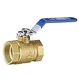 Sharplace 黄銅　ボール　バルブ　メス　 DN25 　1インチ　NPT 　黄銅　ボール　バルブ　遮断スイッチ　実用　便利　