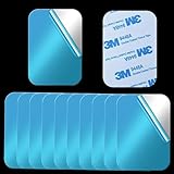 CHSKY スチールプレート スチールシート ステンレス マグネット用スチールプレート マグネット補助プレート DIY 磁石補助板 3M強力テープ付き 吸着用 (65mm*45mm)