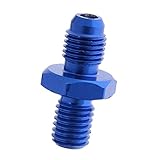 Perfk オイル　燃料ラインジョイント　　燃料ラインホース　オイルクーラーアダプタ　コネクタ　継手　全6サイズ選ぶ - AN4-M12x1.5