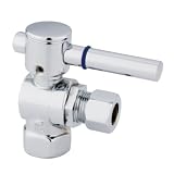 Elements of Des CC33101DL+01DL Concord Decorative Quarter Turn Valve with 3/8-Inch IPS Inlets and 3/