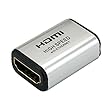 HORIC HDMI 中継アダプタ シルバー HDMIタイプAメス-HDMIタイプAメス HDMIF-HDMIF