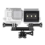 waterproof under water led light dual mount holder kit for