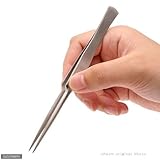 志賀昆虫 先尖 ステンレス製 段付先細長型 13.5cm ピンセット 製作用 昆虫 標本用品