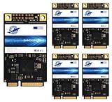 Dogfish Msata 64GB 内蔵ソリッドステートドライブ ミニ Sata SSD ディスクドライブ 高性能ハードドライブ デスクトップノートパソコン用 (MSATA、64GB (5パック))