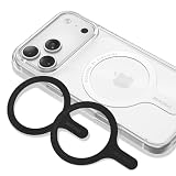 Syncwire MagSafe シール 3枚入り 磁気増強 超薄 MagSafeステッカー マグネットリング ワイヤレス充電対応キット MagSafe対応メタルリング マグネットリングプレート ガイド枠付