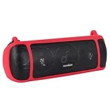 Anker Soundcore Motion +のケース、Bluetoothスピーカー用のソフトシリコンカバーAnker Soundcore Motion +、赤