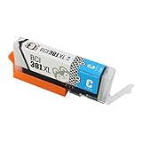 こまもの本舗 キャノン対応インク BCI-381XLC 互換インク 増量シアン ISO認証工場製造 【対応機種】 ／ PIXUS TR703 ／ TR7530 ／ TR8530 ／ TR8630 ／ TR9530 ／ TS6130 ／ 増量シアン