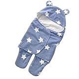 Happylifehere ベビー 赤ちゃん おくるみ ふわふわ フリース ガーゼ 新生児 かわいい 0-12ヶ月 A