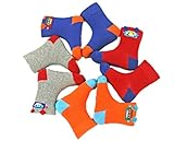 (リアルスタイル)Real Style ベビー 幼児用 赤ちゃん キッズ 子供 靴下 ソックス アニマル 動物 キャラクター ロボット ジュニア 12足 セット クルー丈 カラフル 男の子 女の子