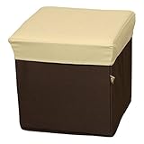 AZUMAYA ボックススツール スクエアS ベージュ色 BLC-377BE