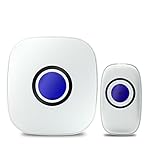 Fashionwu ワイヤレスチャイム Monmall インターホン 呼び出しチャイムセット 防水 防塵 無線 玄関ドアベル 38メロディー 最高120Mの無線範囲