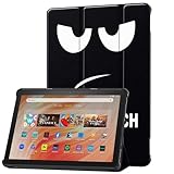 Thursday Fire HD 10 (2023年モデル) 互換品 [10.1インチ] ケース カバー PU レザー 手帳型 スタンド機能 マグネット内蔵 ビッグアイ