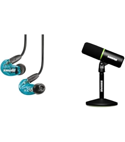 Amazon.co.jp: SHURE シュア イヤホン AONIC 215 有線 マイク付き