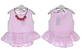 韓国子供服♪【入学式・入園式 準備に☆】 春/女の子◇ノースリーブTシャツ◇　レース　フリル フラウンス 100-140cm (100cm, ピンク)