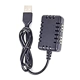 7.4V リポリチウムイオン USB 2 In1 1000Mah × 2 充電器ケーブル モデル車両航空機バッテリーユニバーサル 7.4V USB 充電器