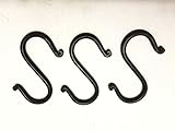 錬鉄のセット各3 Small S」フック – フックは3 3 /4 " Long