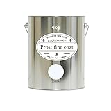 ペンキ 水性塗料 75-85A ライトグレー 4kg / 艶消し 壁 天井 壁紙 壁クロス ファインコート