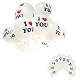 smtsmt 12インチパールラテックスバルーンI Love Youバルーンクリスマスウェディングデコレーション